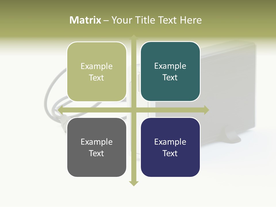 White Technology Background PowerPoint Template