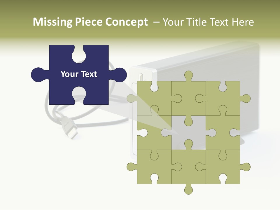 White Technology Background PowerPoint Template