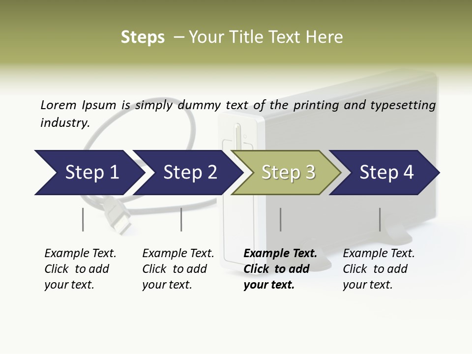White Technology Background PowerPoint Template