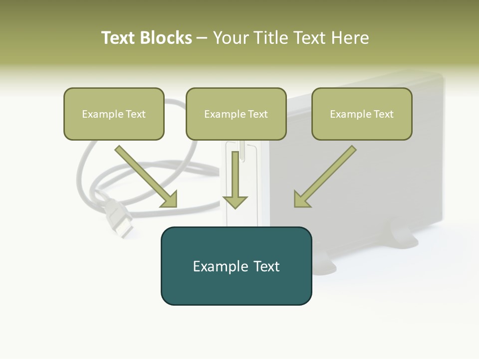 White Technology Background PowerPoint Template