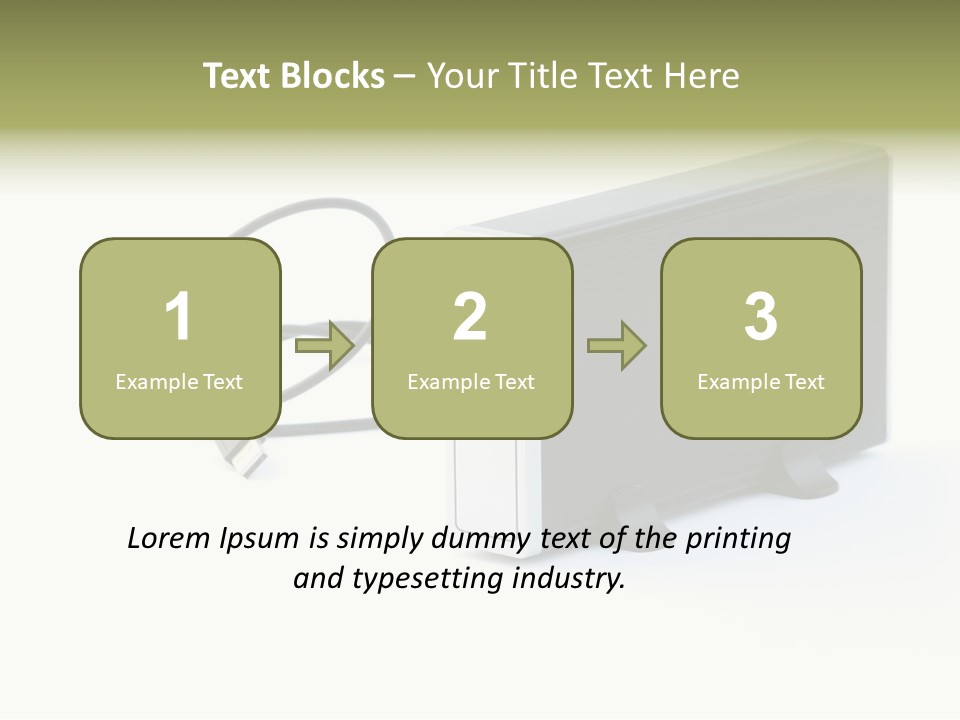 White Technology Background PowerPoint Template