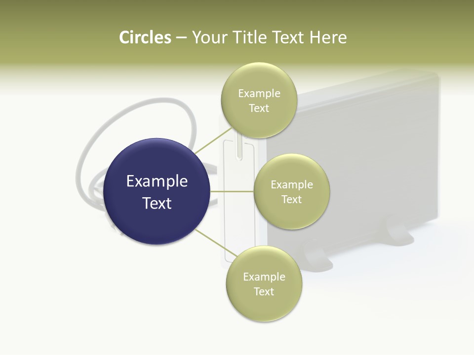 White Technology Background PowerPoint Template