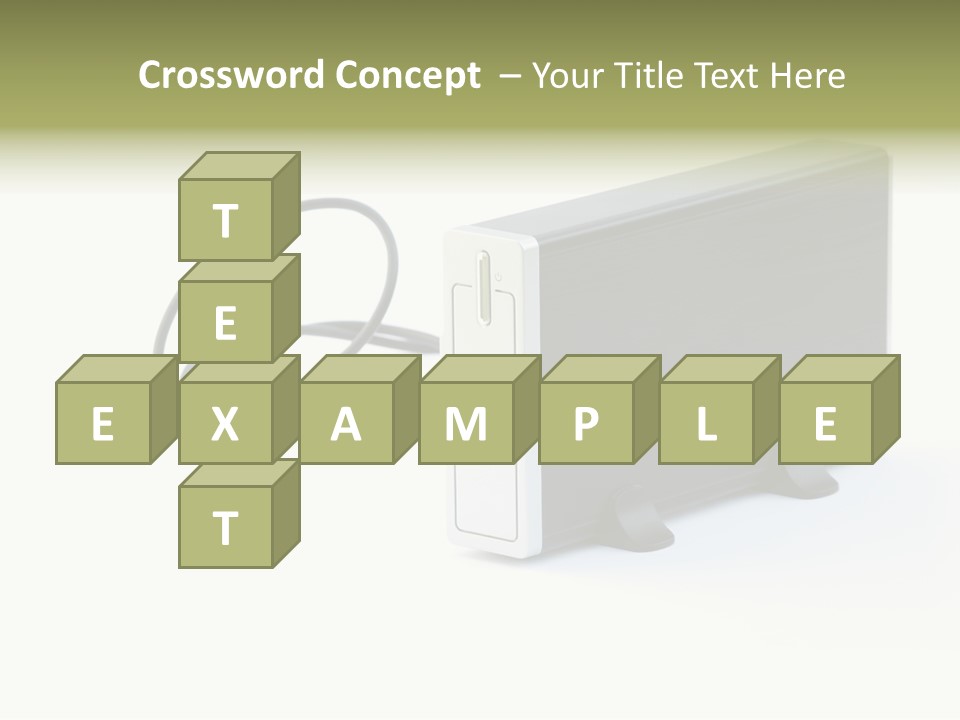 White Technology Background PowerPoint Template