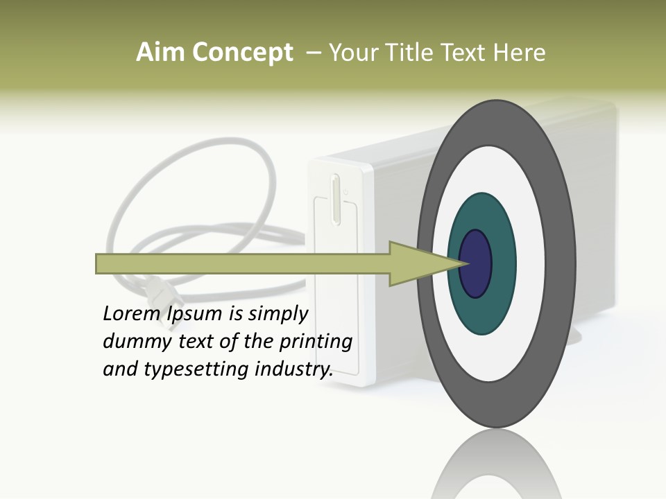 White Technology Background PowerPoint Template