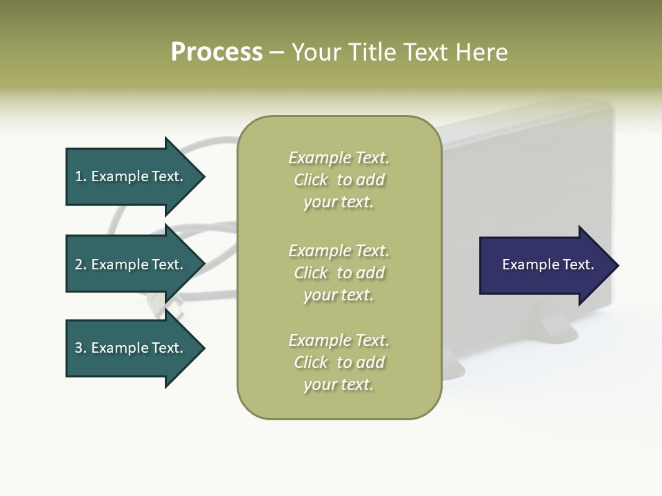 White Technology Background PowerPoint Template