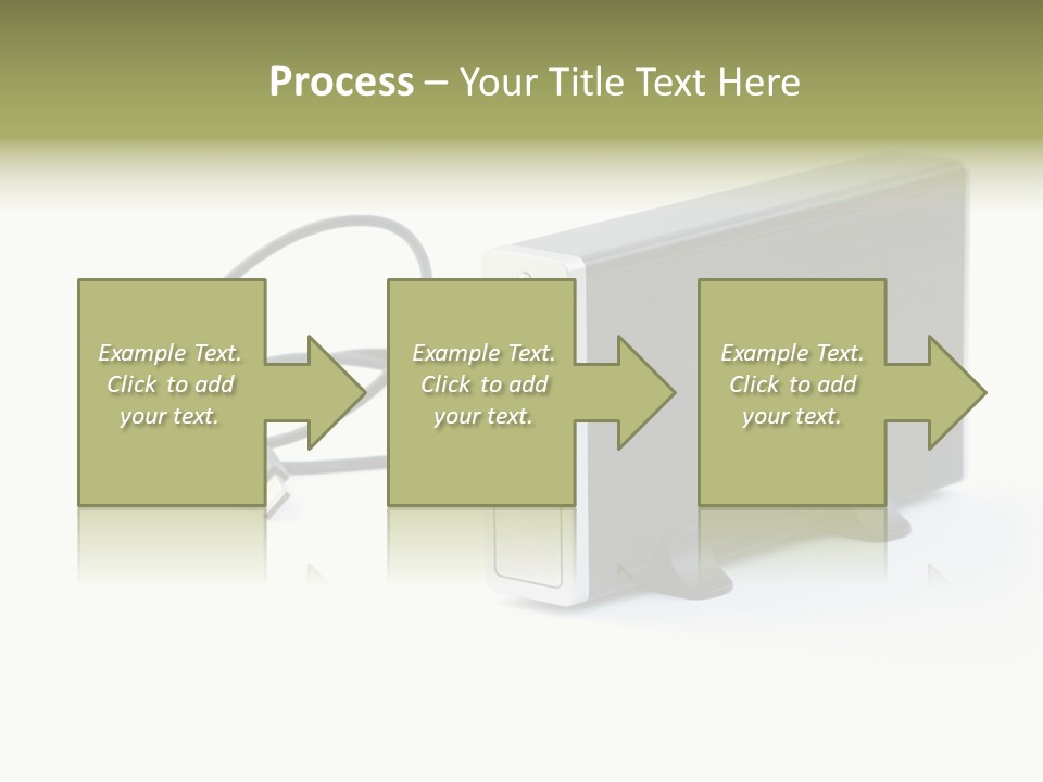White Technology Background PowerPoint Template