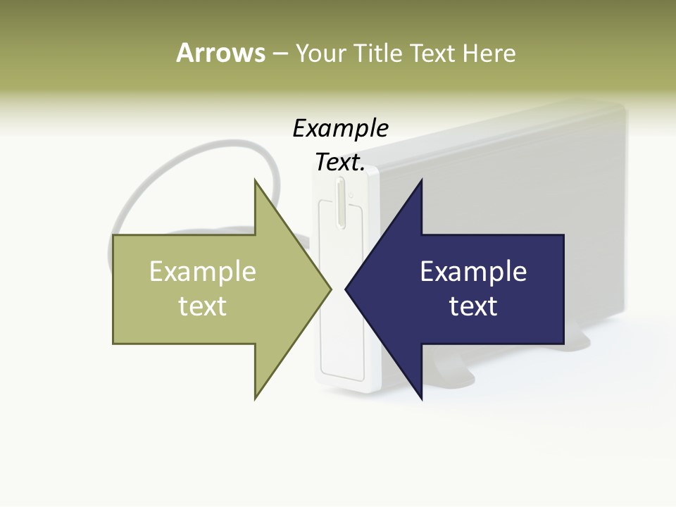 White Technology Background PowerPoint Template