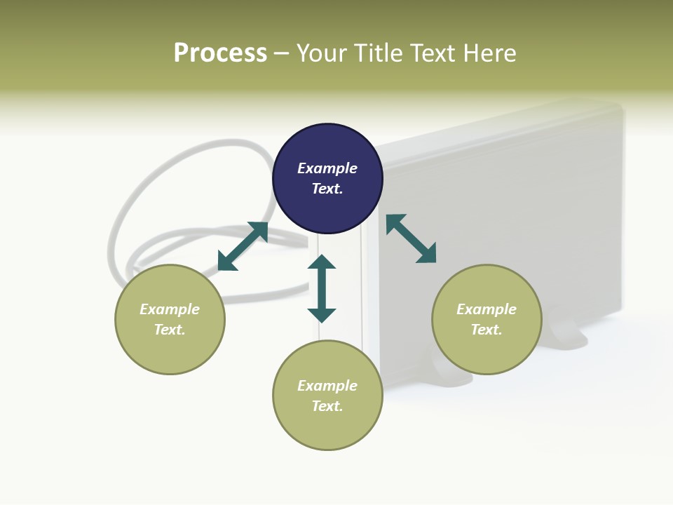 White Technology Background PowerPoint Template