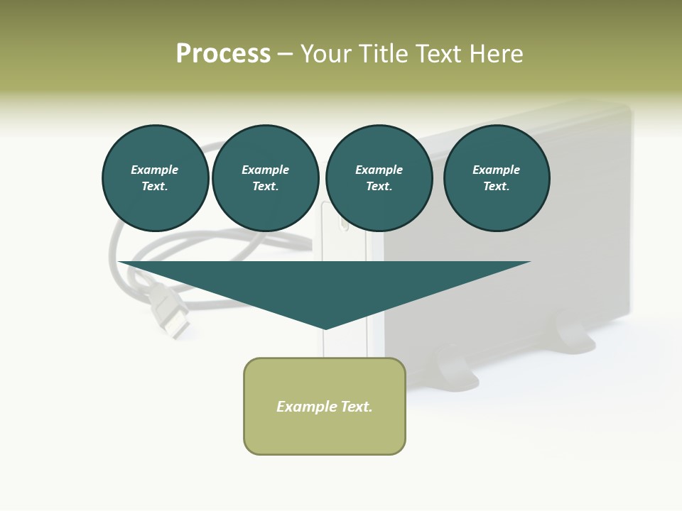 White Technology Background PowerPoint Template