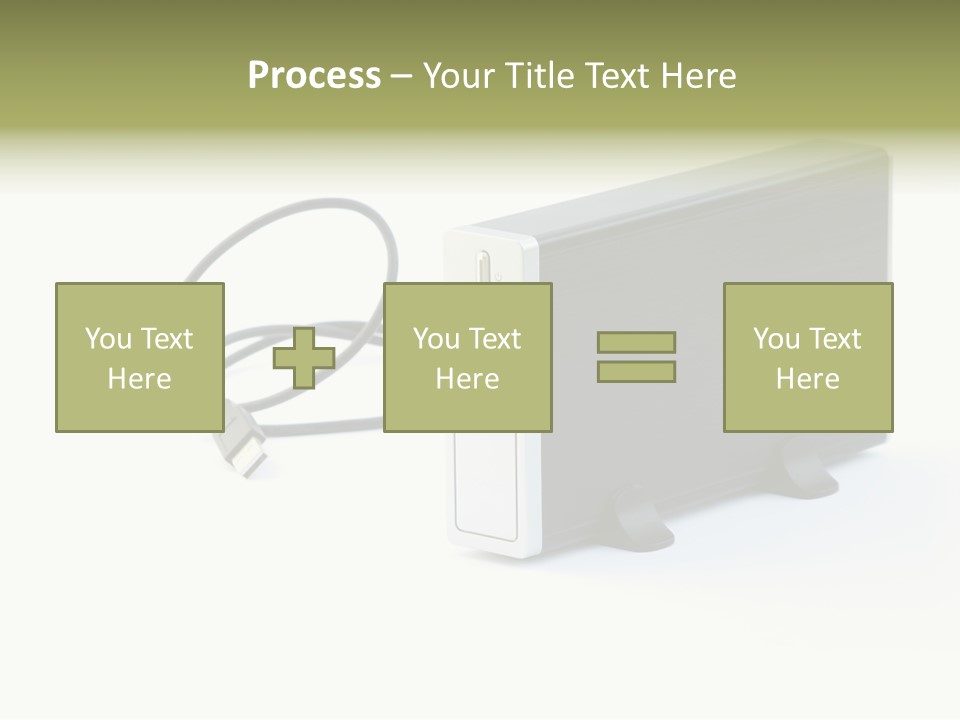 White Technology Background PowerPoint Template