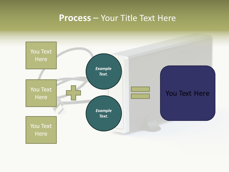 White Technology Background PowerPoint Template