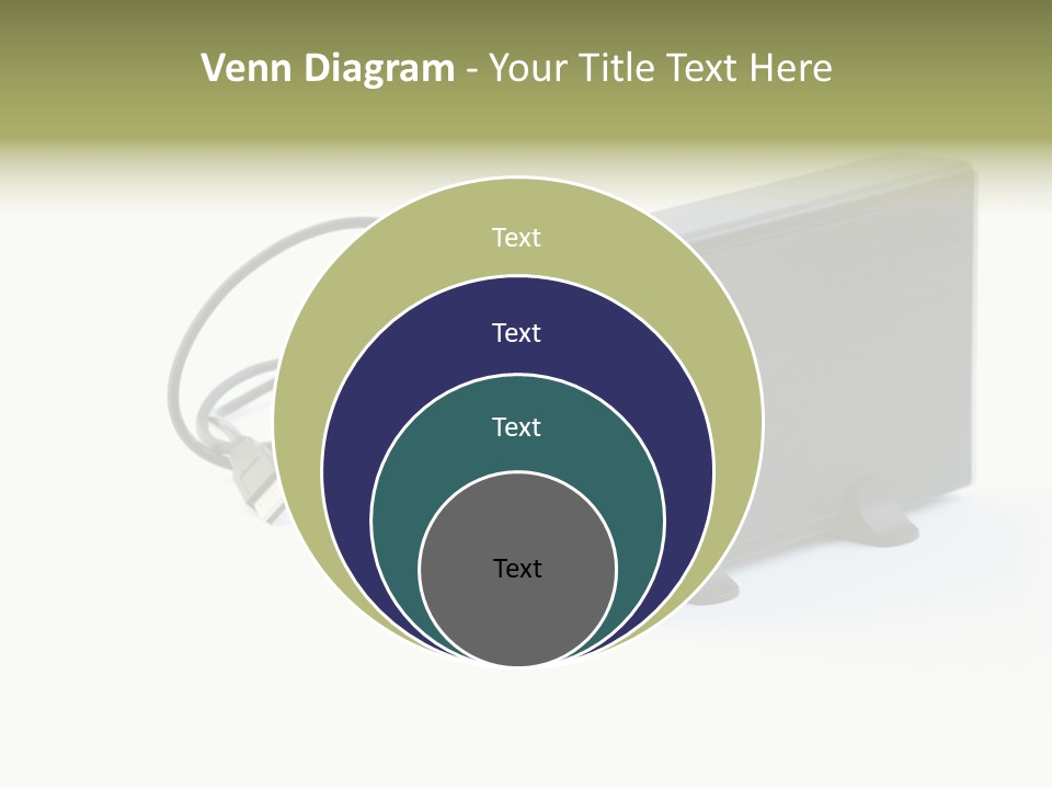 White Technology Background PowerPoint Template