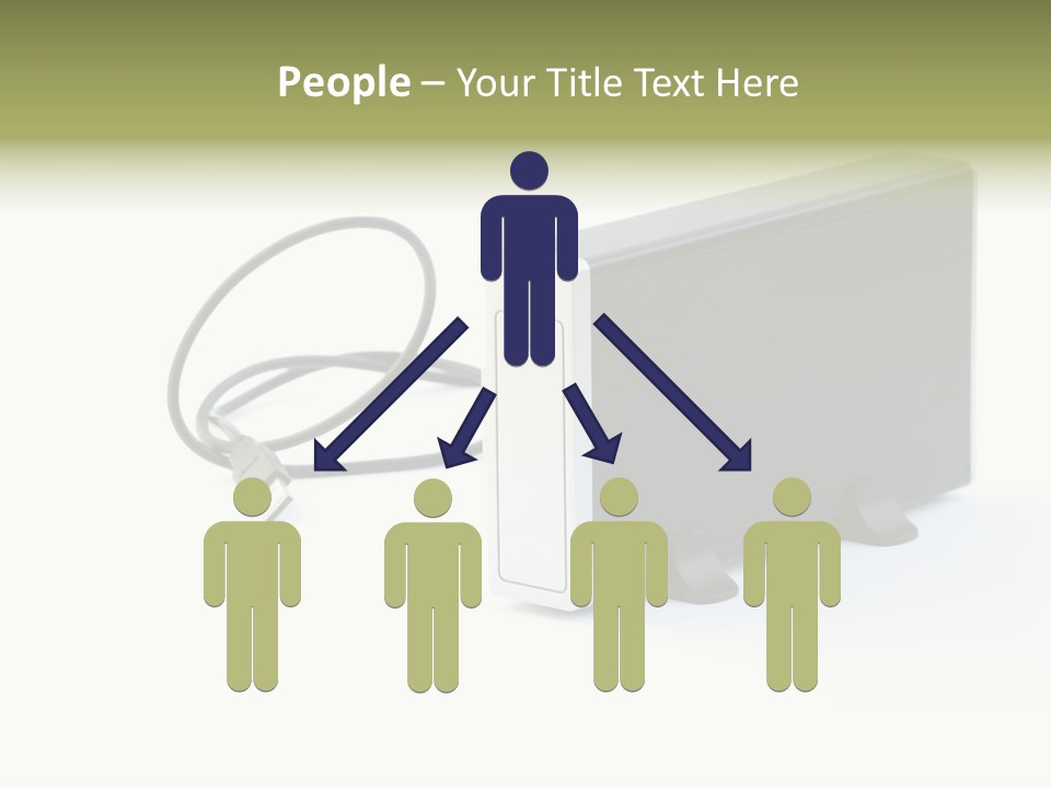 White Technology Background PowerPoint Template