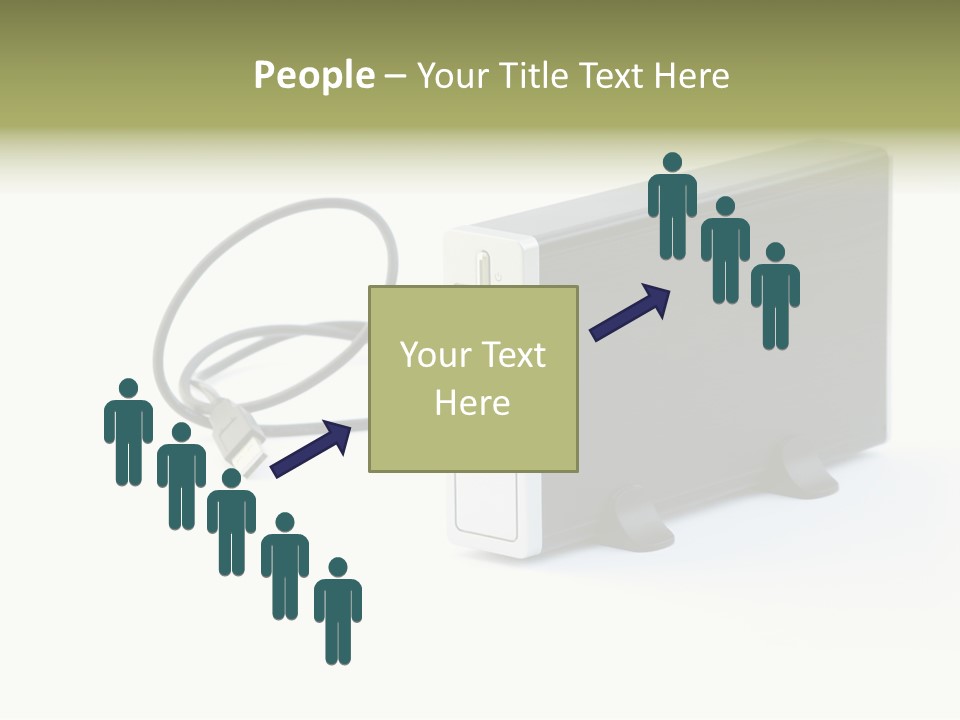 White Technology Background PowerPoint Template