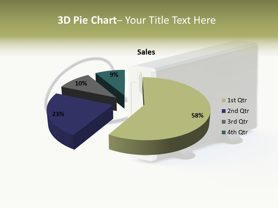 White Technology Background PowerPoint Template