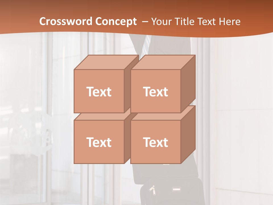 Indoor Salesman Company PowerPoint Template
