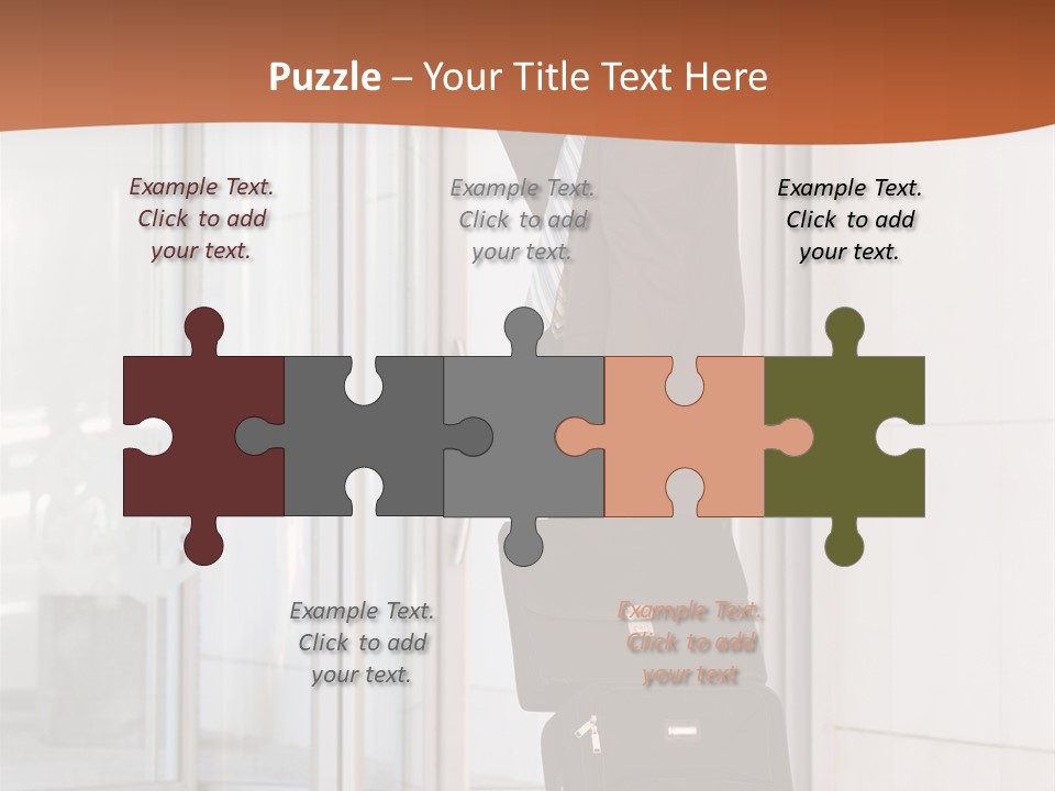 Indoor Salesman Company PowerPoint Template