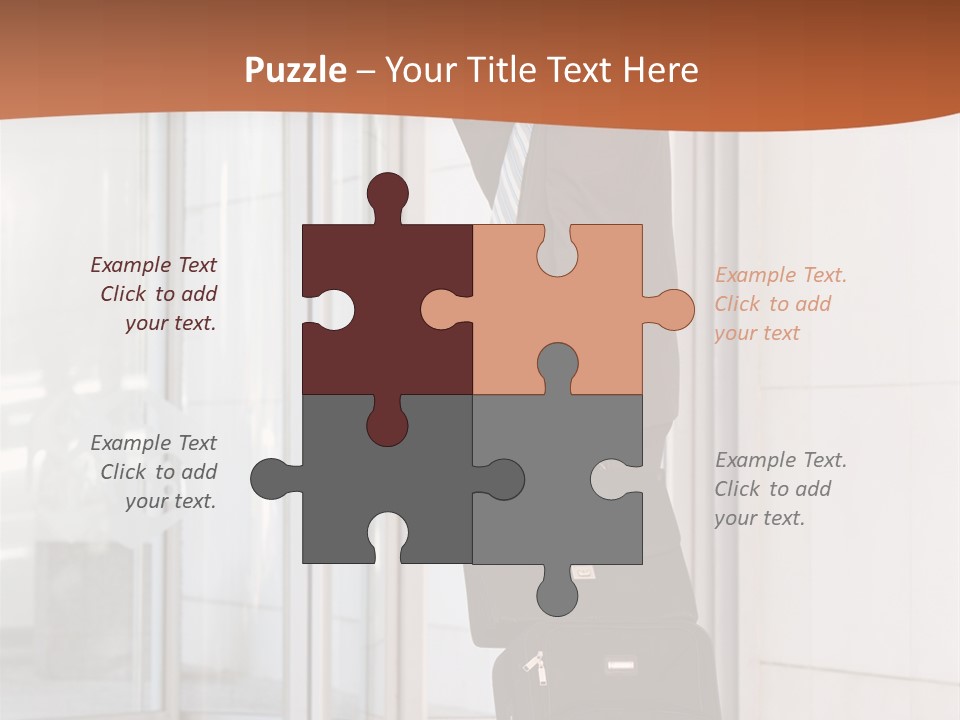 Indoor Salesman Company PowerPoint Template