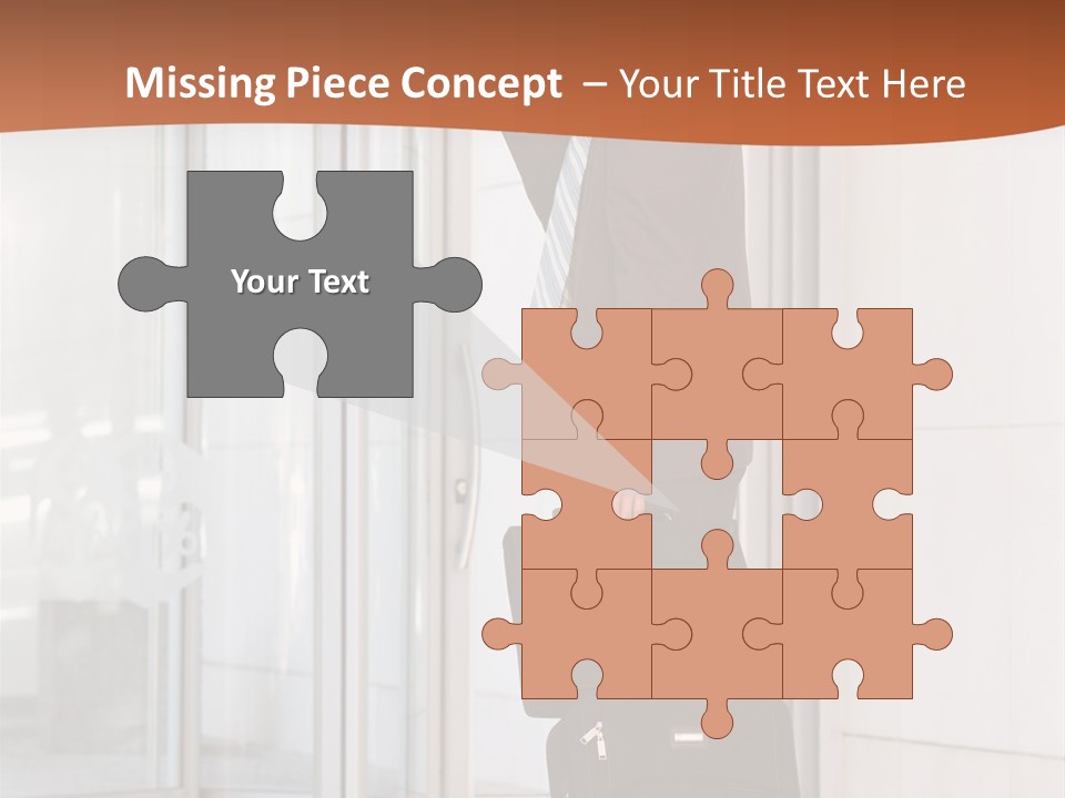 Indoor Salesman Company PowerPoint Template