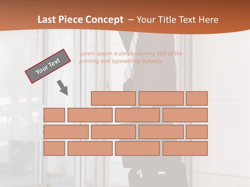 Indoor Salesman Company PowerPoint Template