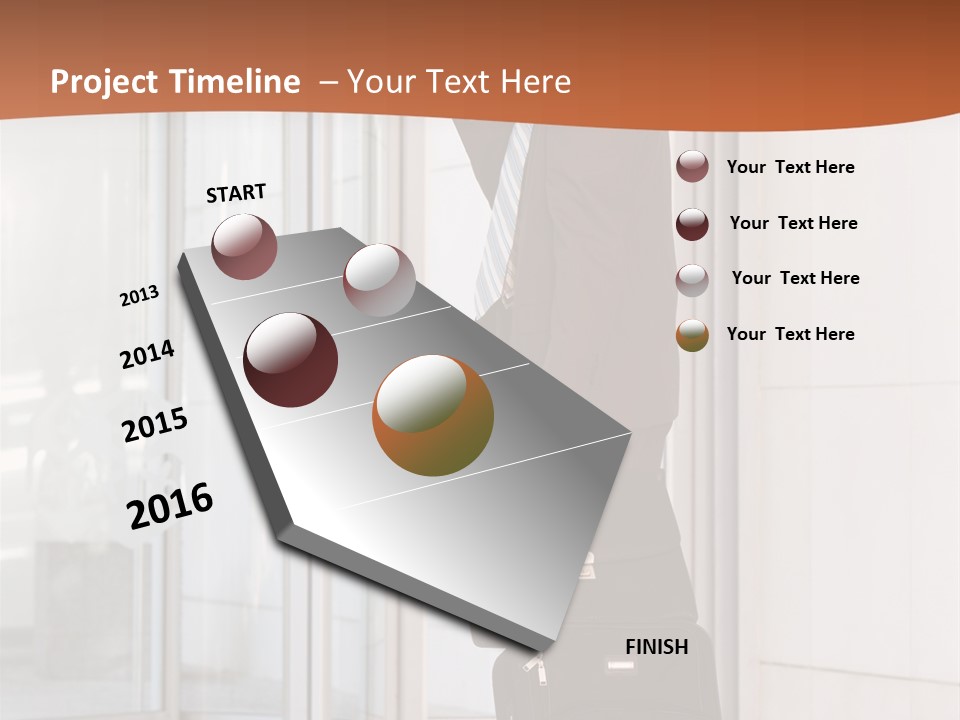 Indoor Salesman Company PowerPoint Template