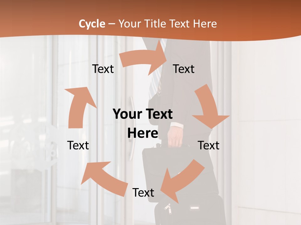 Indoor Salesman Company PowerPoint Template