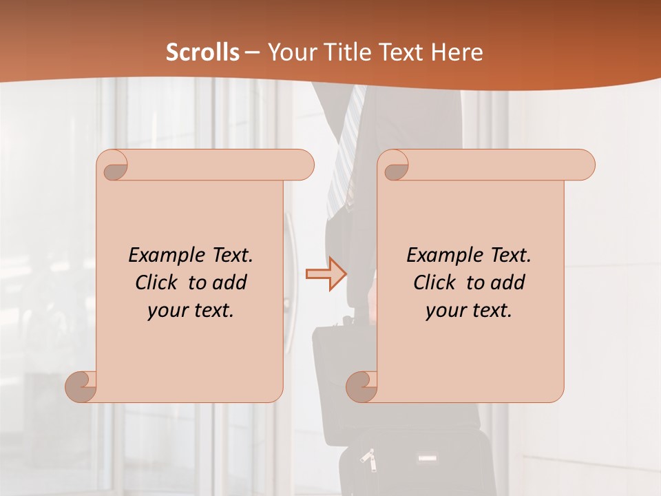 Indoor Salesman Company PowerPoint Template