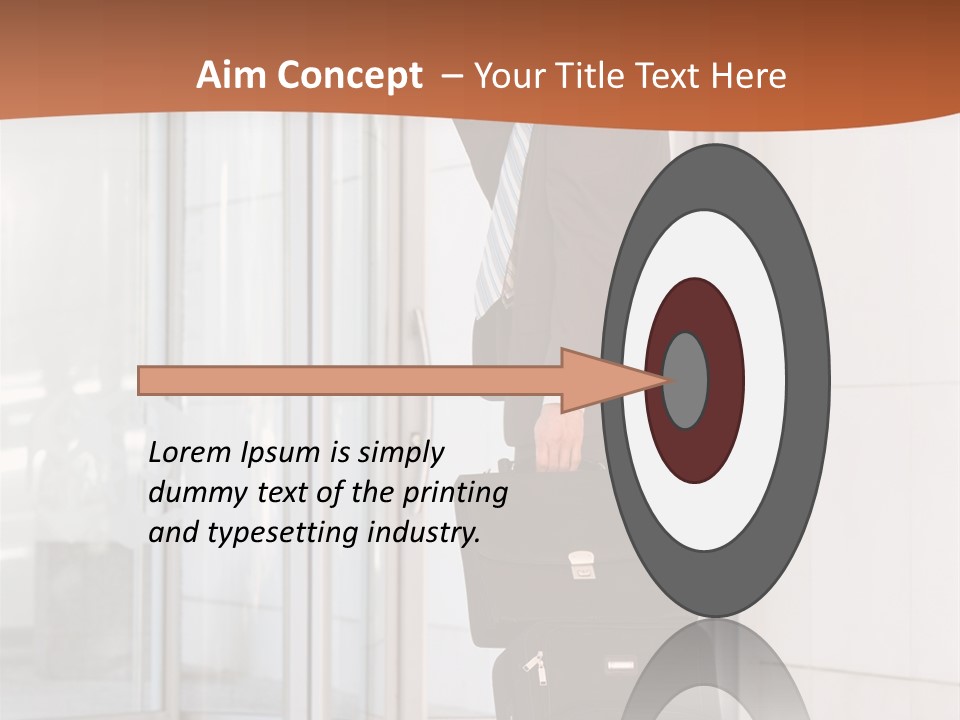 Indoor Salesman Company PowerPoint Template