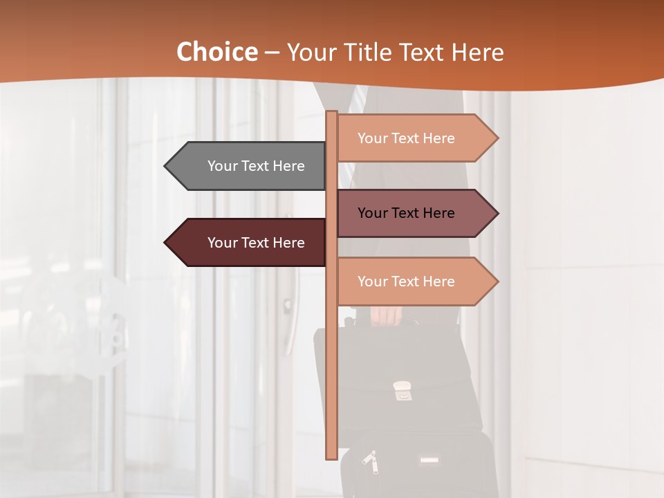 Indoor Salesman Company PowerPoint Template