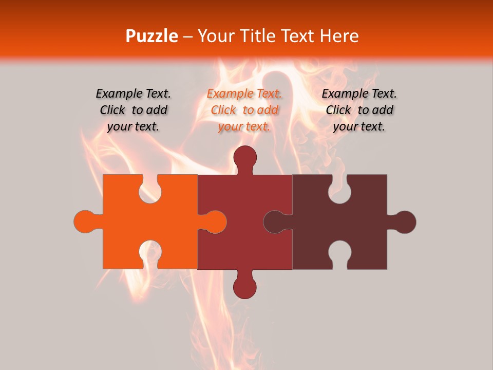 A Woman Is Dancing With Fire In Her Body PowerPoint Template