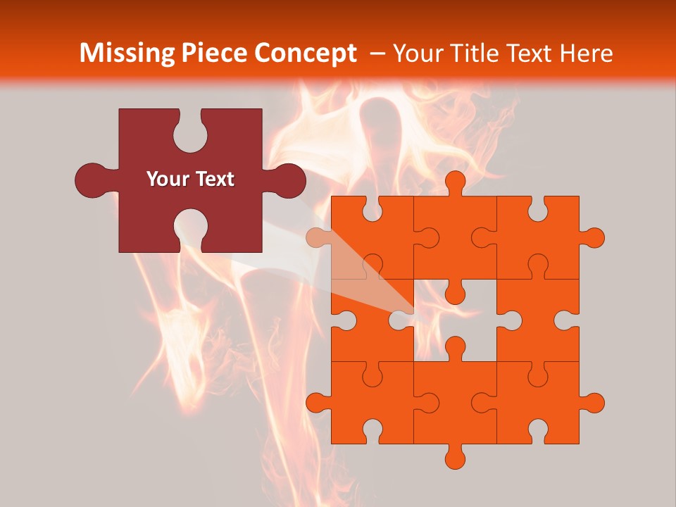 A Woman Is Dancing With Fire In Her Body PowerPoint Template