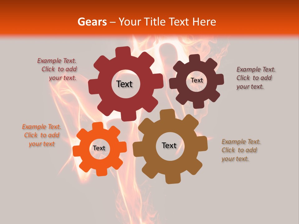 A Woman Is Dancing With Fire In Her Body PowerPoint Template