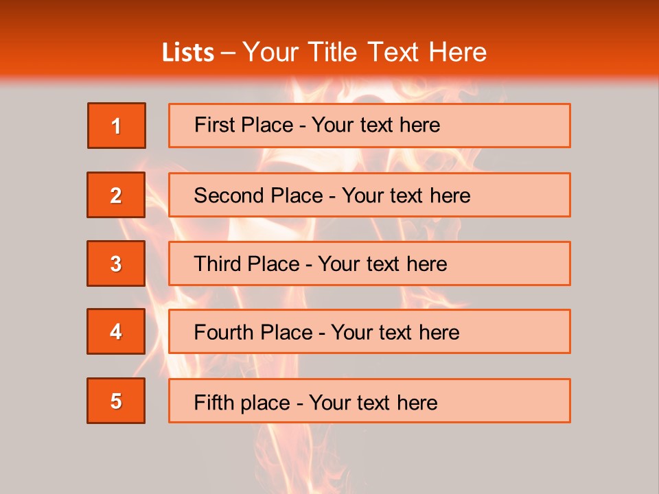 A Woman Is Dancing With Fire In Her Body PowerPoint Template