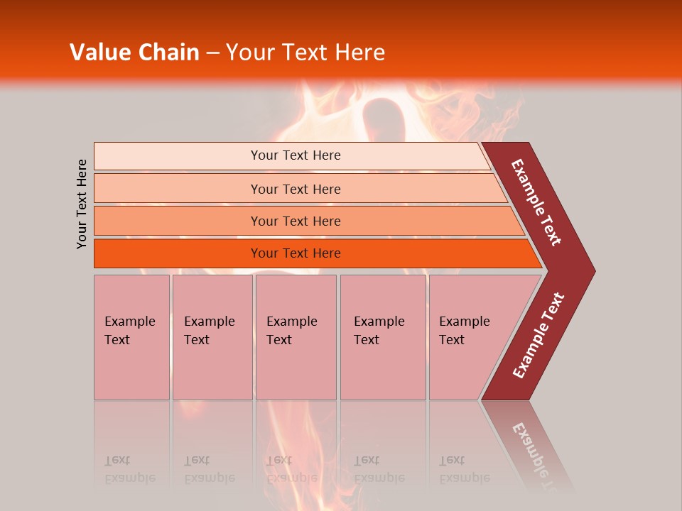 A Woman Is Dancing With Fire In Her Body PowerPoint Template