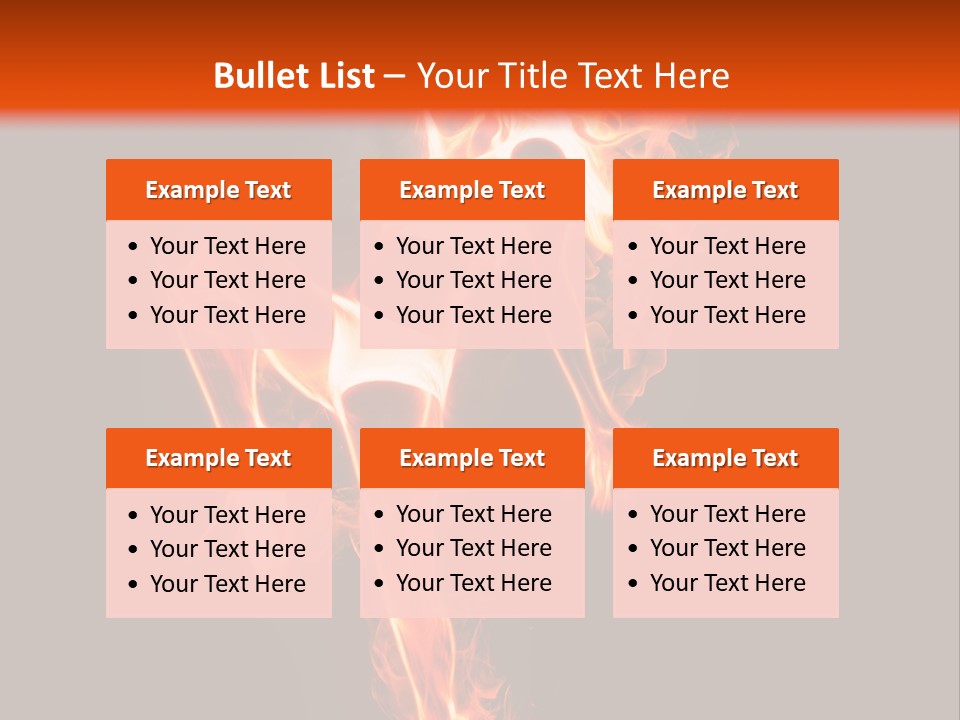 A Woman Is Dancing With Fire In Her Body PowerPoint Template