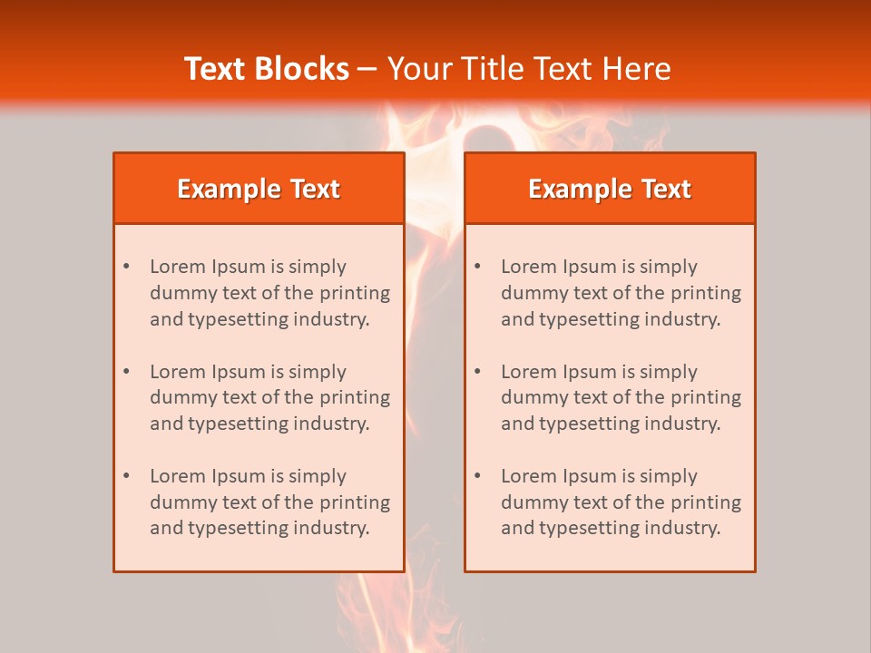 A Woman Is Dancing With Fire In Her Body PowerPoint Template