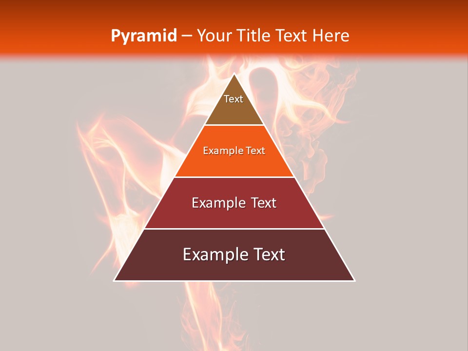 A Woman Is Dancing With Fire In Her Body PowerPoint Template