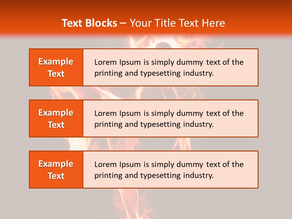 A Woman Is Dancing With Fire In Her Body PowerPoint Template