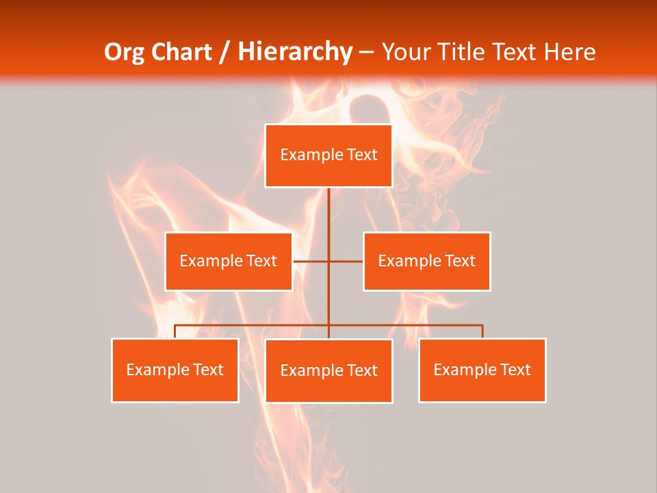 A Woman Is Dancing With Fire In Her Body PowerPoint Template