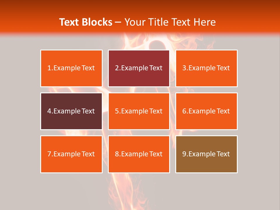 A Woman Is Dancing With Fire In Her Body PowerPoint Template