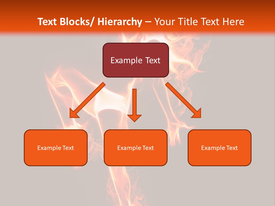 A Woman Is Dancing With Fire In Her Body PowerPoint Template