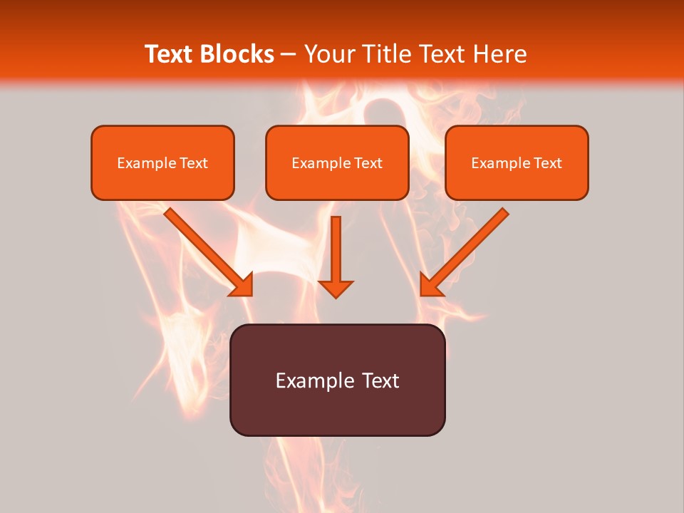 A Woman Is Dancing With Fire In Her Body PowerPoint Template