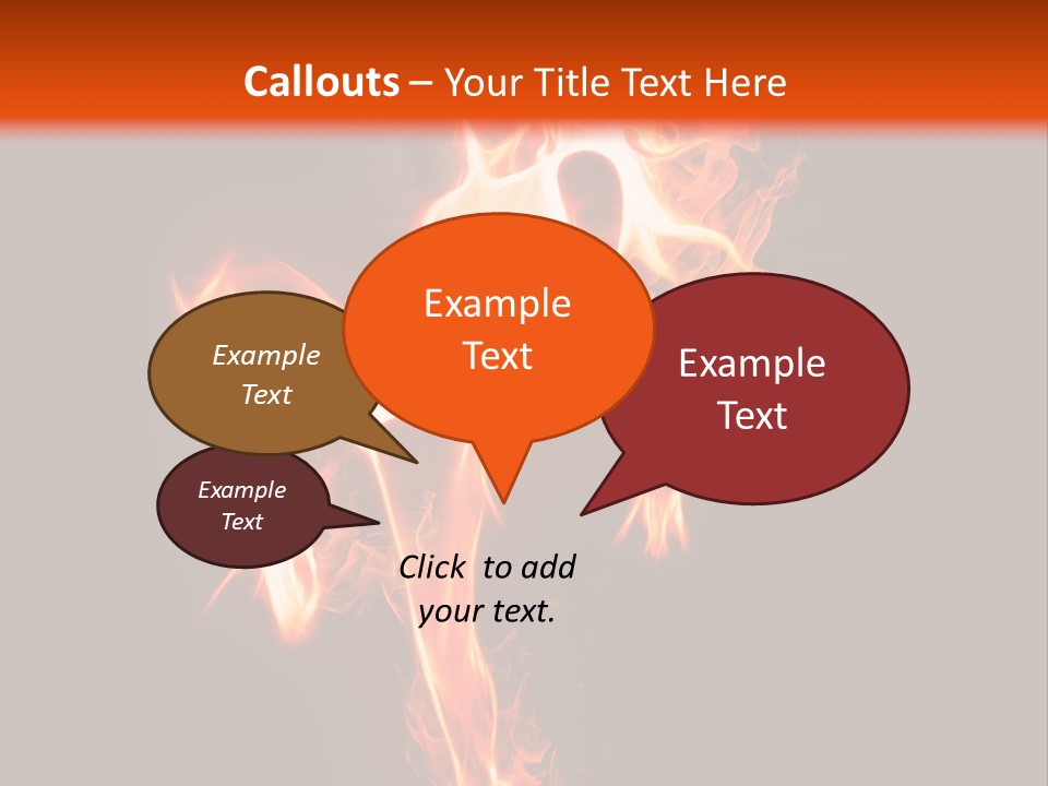 A Woman Is Dancing With Fire In Her Body PowerPoint Template