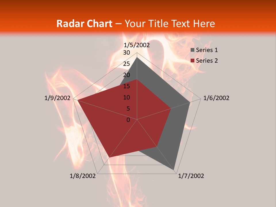 A Woman Is Dancing With Fire In Her Body PowerPoint Template