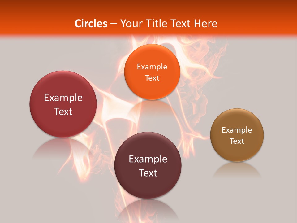 A Woman Is Dancing With Fire In Her Body PowerPoint Template