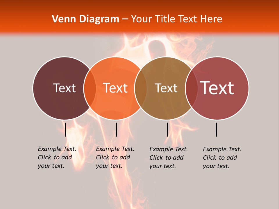 A Woman Is Dancing With Fire In Her Body PowerPoint Template