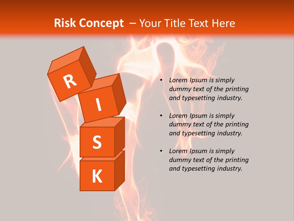 A Woman Is Dancing With Fire In Her Body PowerPoint Template