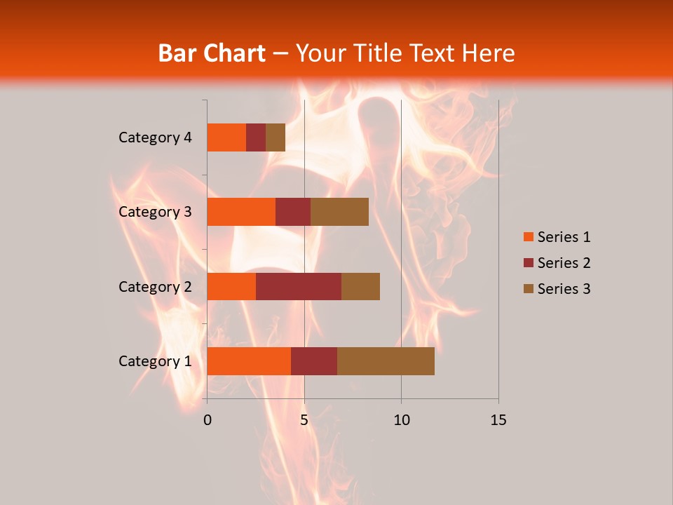 A Woman Is Dancing With Fire In Her Body PowerPoint Template