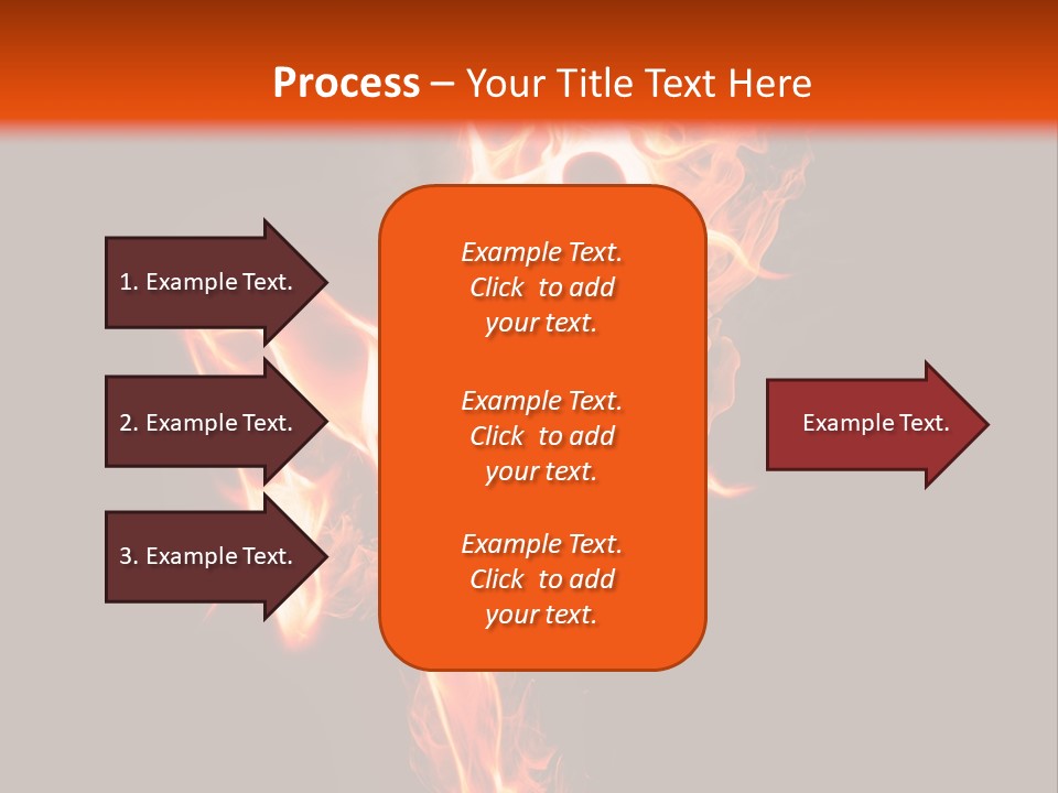 A Woman Is Dancing With Fire In Her Body PowerPoint Template