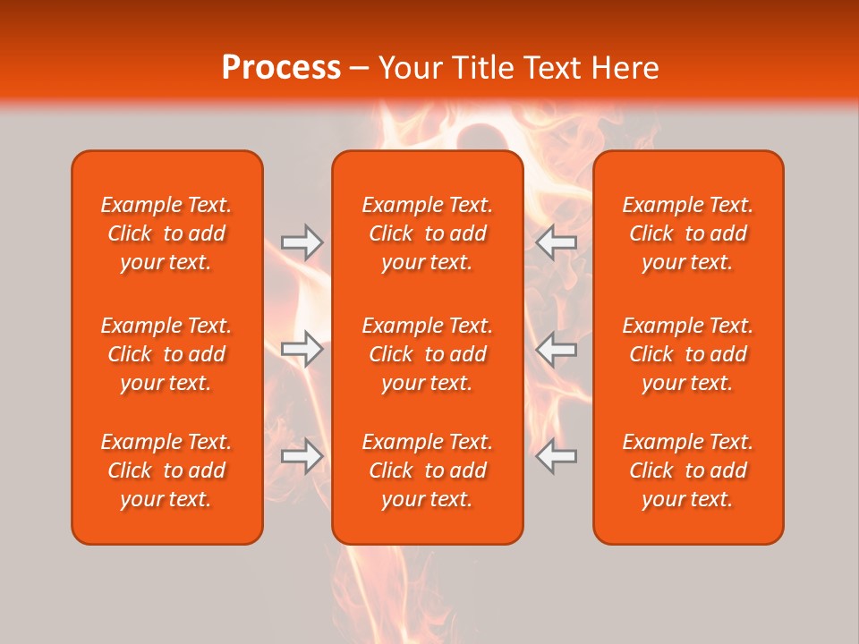 A Woman Is Dancing With Fire In Her Body PowerPoint Template